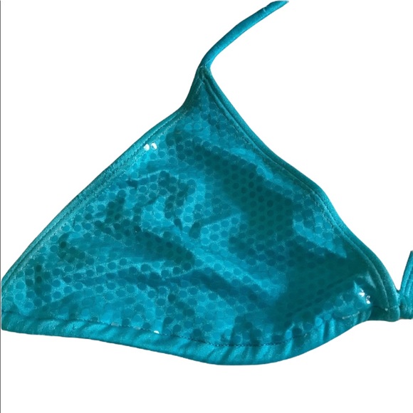 Sophia turquoise string Bikini - Picture 4 of 4